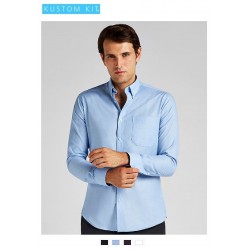 Oxford Shirt Long Sleeve Slim Fit Workwear